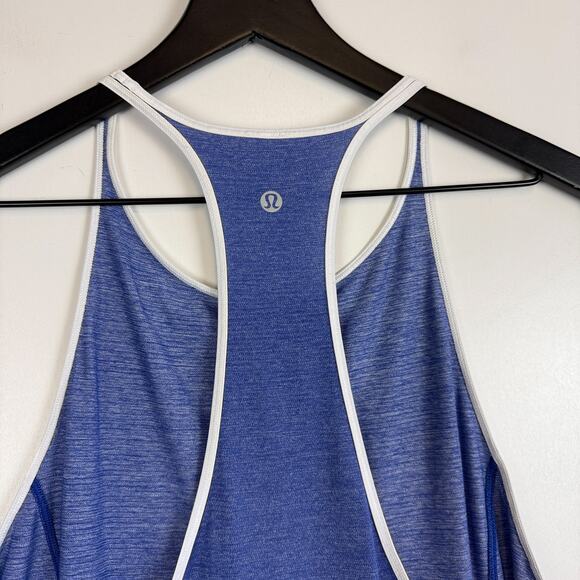 Lululemon Time to Sweat Racerback Tank Top Blue - 6 - Picture 5 of 7